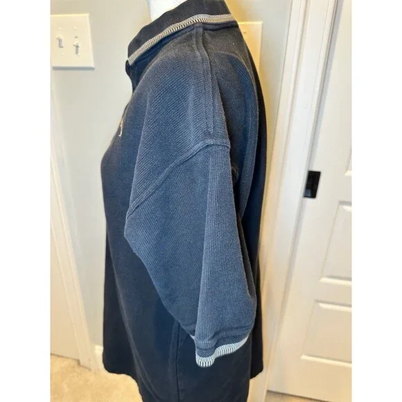 Vintage Harley Davidson Polo Shirt Mens Large Black Embroidered Logo Biker L - Picture 5 of 12